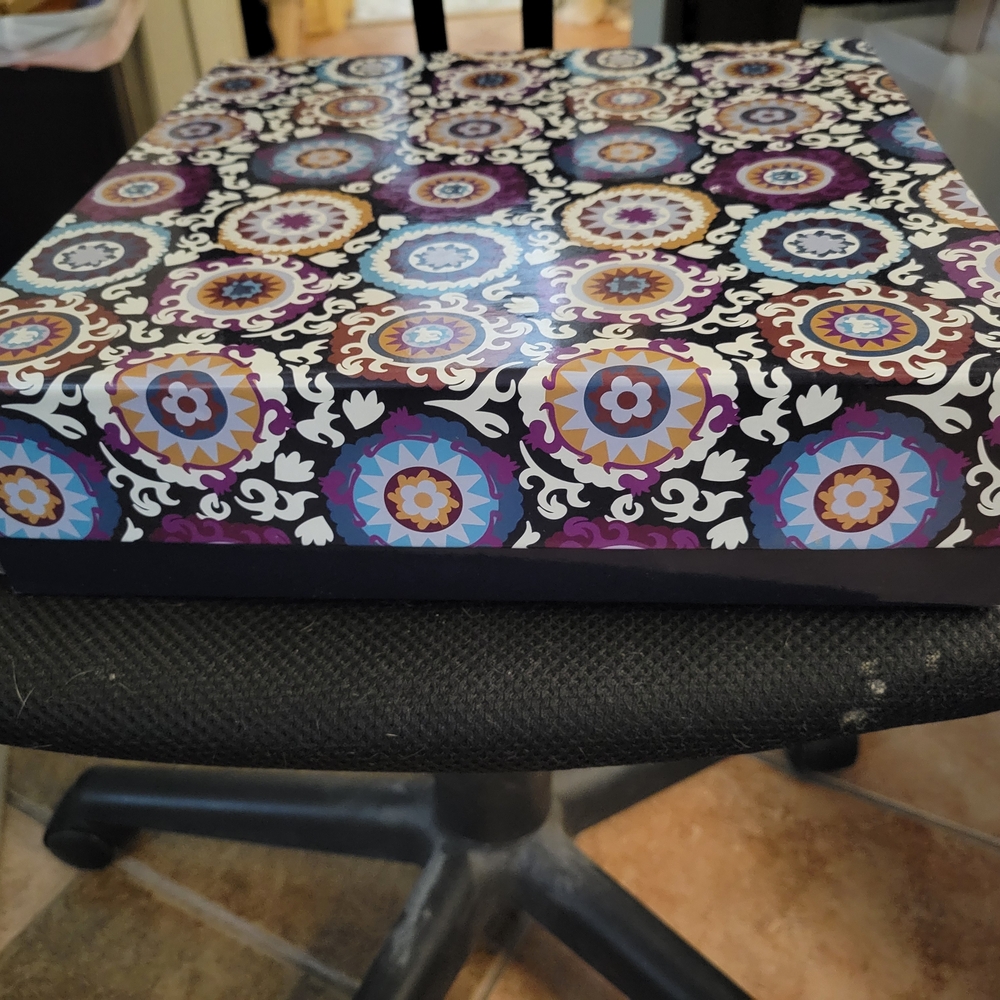 Colorful Geometric Medallion Tote or Fabric Panel - Picture 2 of 8